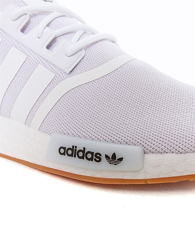 Adidas Originals NMD R1 Boost Men's Shoes White Black Gum GZ9260 Primeblue  NEW