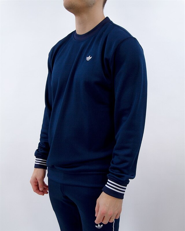 adidas pique crewneck