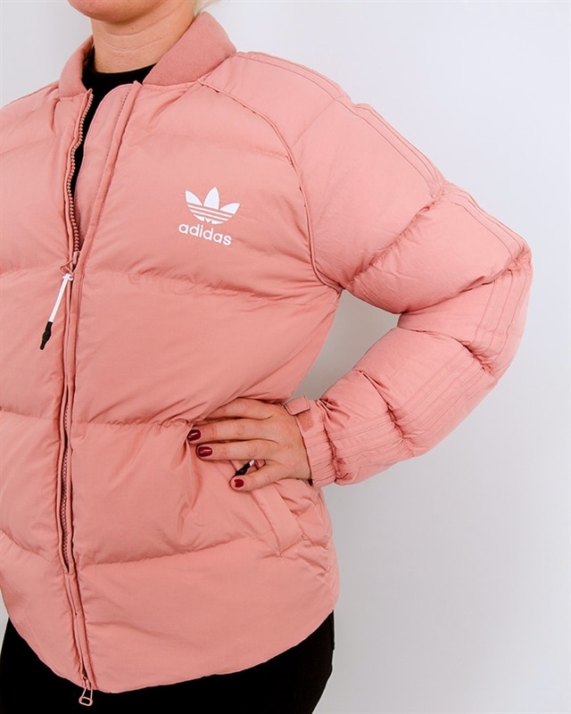 adidas down jacket pink