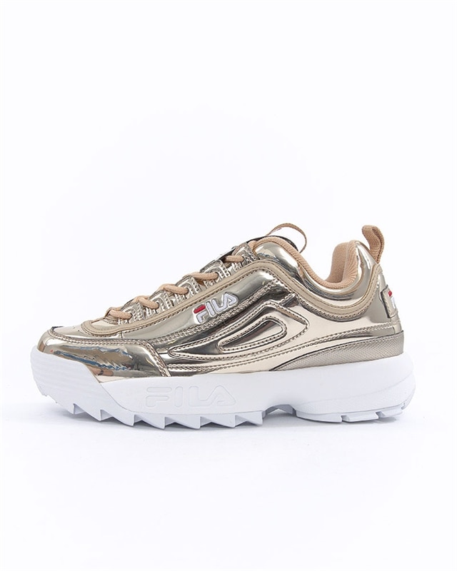 metallic fila sneakers