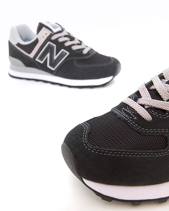 New Balance 574 WL574EB Black Sneakers Shoes Footish