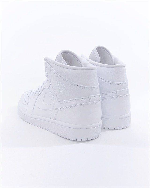 Nike Air Jordan 1 Mid | 554724-129 | White | Sneakers | Shoes ...