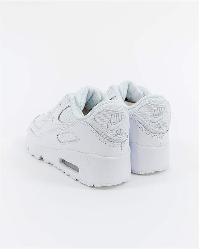 Nike Air Max 90 Mesh PS Pre School 833420 100 White Sneakers Skor Footish