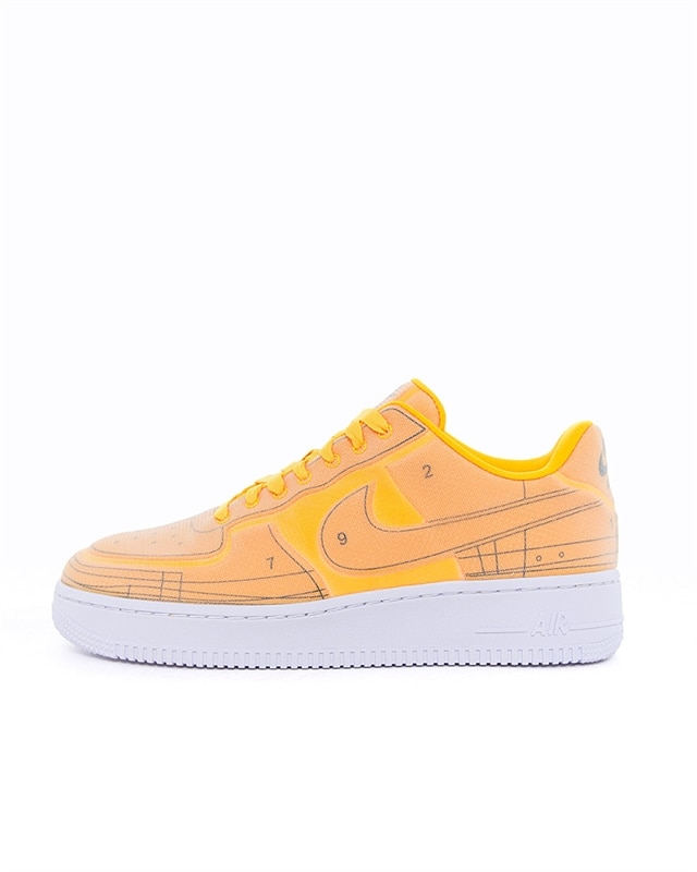 Nike Wmns Air Force 1 07 LUX | CI3445-800 | Orange | Sneakers | Shoes ...