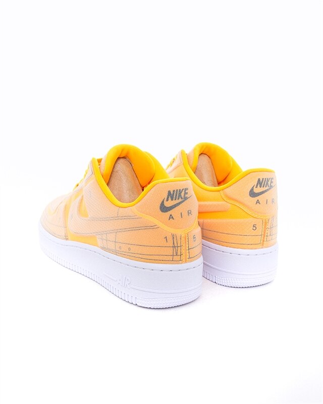 Nike Wmns Air Force 1 07 LUX CI3445 800 Orange Sneakers