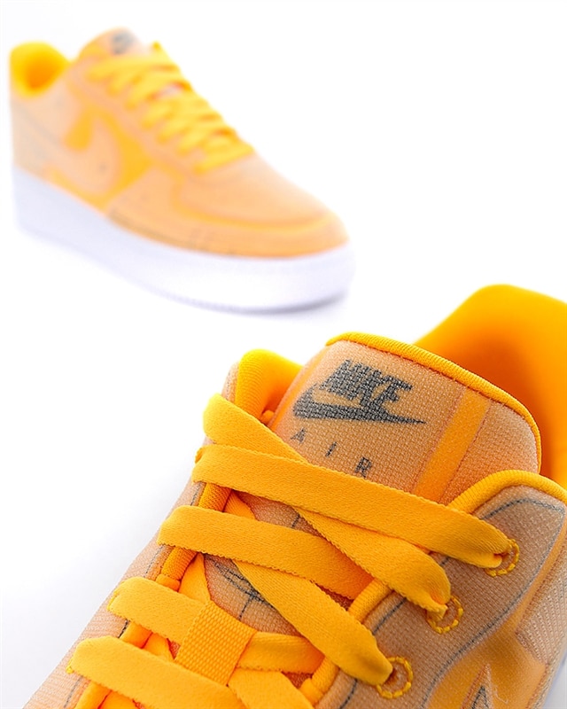 Nike Wmns Air Force 1 07 LUX CI3445 800 Orange Sneakers