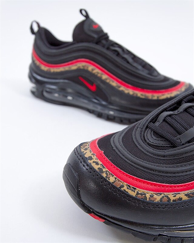 Nike air max 97 black university red on sale leopard