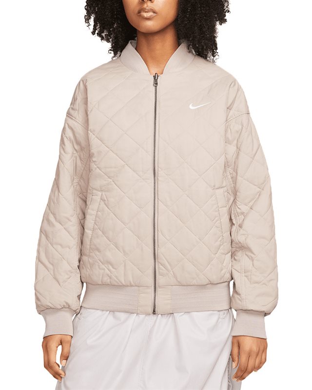 Nike down quilted discount colorblock bomber jacket