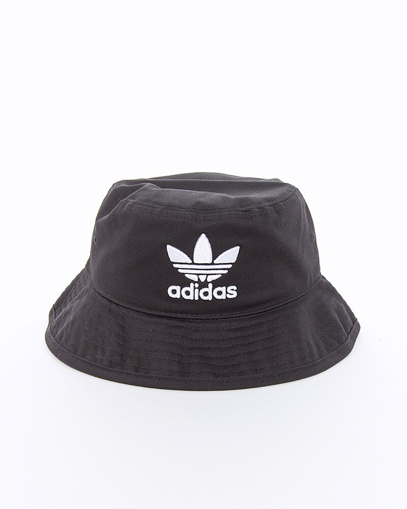 adidas originals trefoil bucket hat in black bk7345