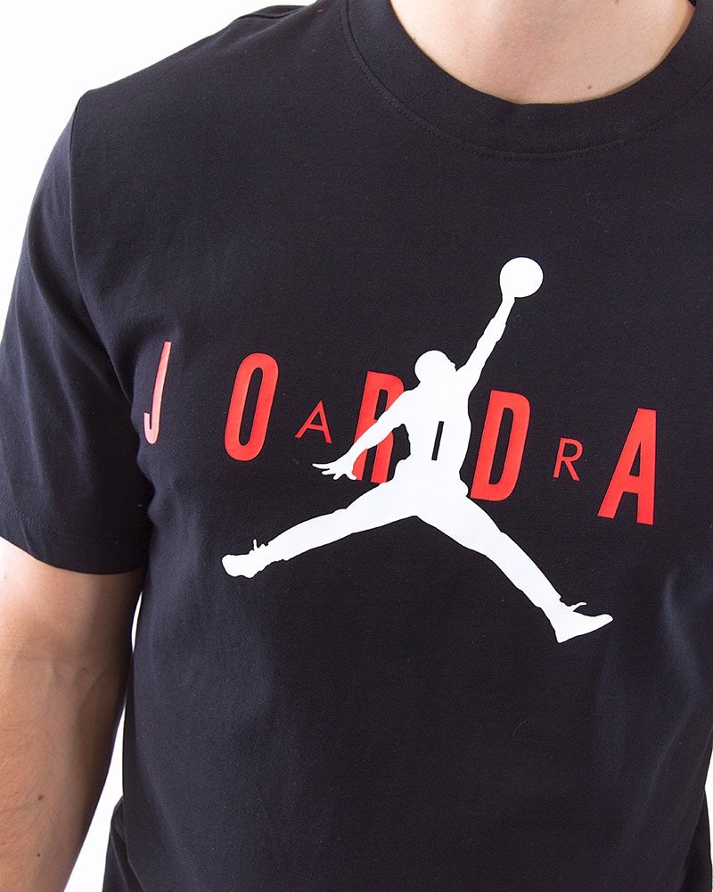 Nike Jordan Air Wordmark Short Sleeve T-Shirt | CK4212-010 | Black ...