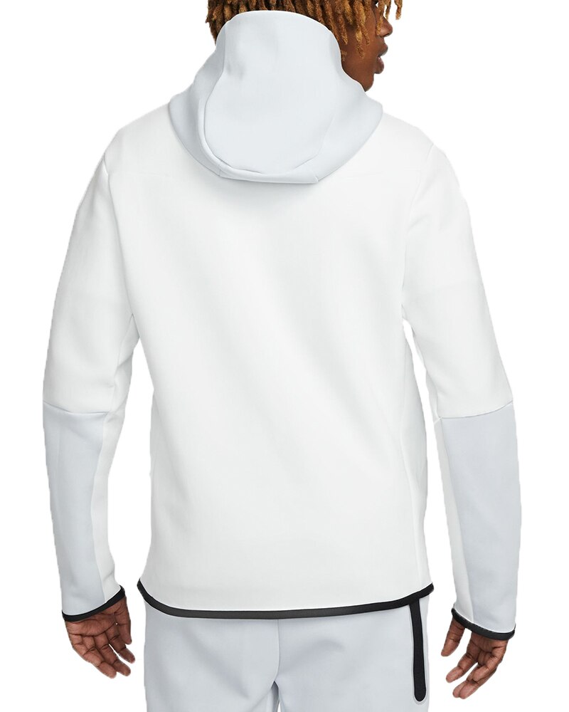 Nike Sportswear Tech Fleece Full-Zip Hoodie | DV0537-121 | Vit | Kläder ...
