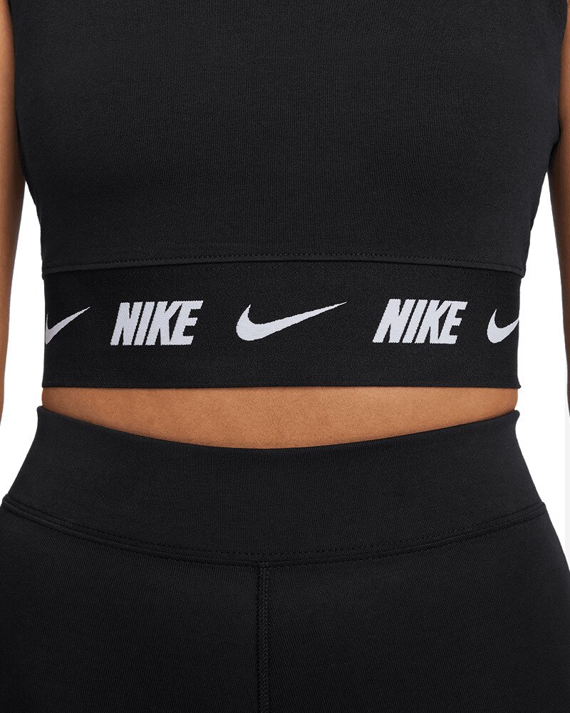 Nike Wmns Crop Top | DQ9315-010 | Black | Clothes | Footish